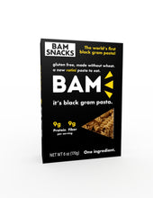 Load image into Gallery viewer, BAM Snacks Black Gram Pasta - Rotini (Pack of 4)
