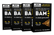 Load image into Gallery viewer, BAM Snacks Black Gram Pasta - Rotini (Pack of 4)